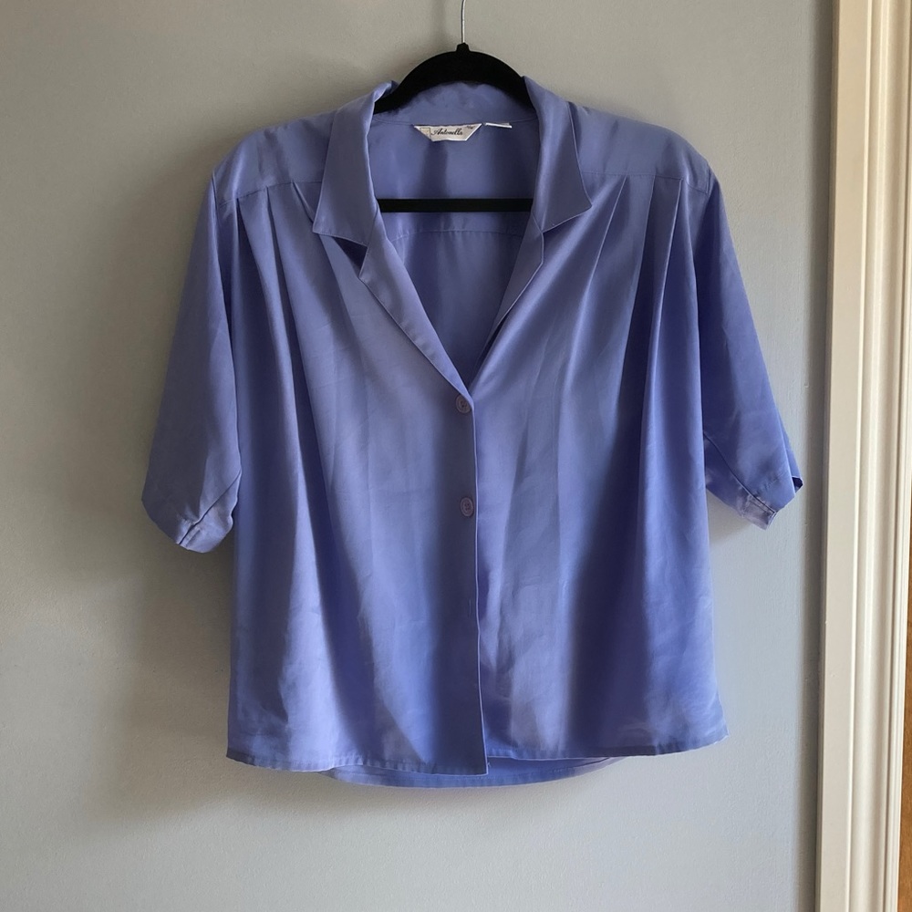 Vintage short sleeve blouse